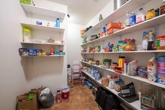 view of pantry