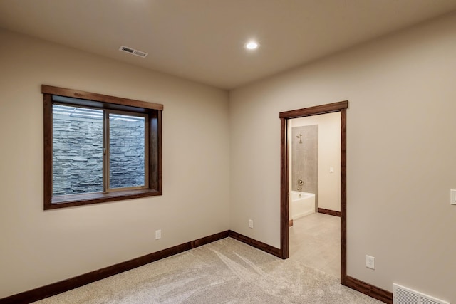 60874 Westview Dr, Nine Mile Falls, WA 99026 - empty room with baseboards, light carpet, and recessed lighting