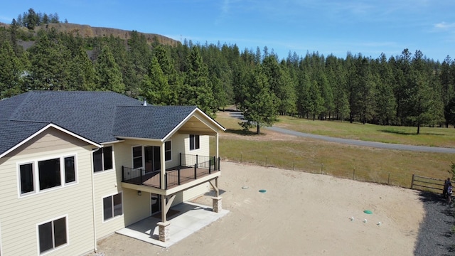 60874 Westview Dr, Nine Mile Falls, WA 99026 - view from above of property featuring a heavily wooded area