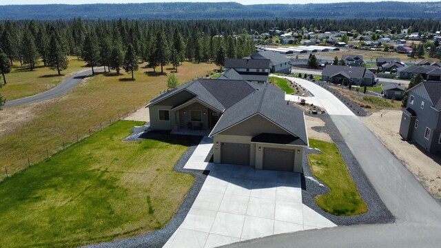 60874 Westview Dr, Nine Mile Falls, WA 99026 - view of subject property with a heavily wooded area