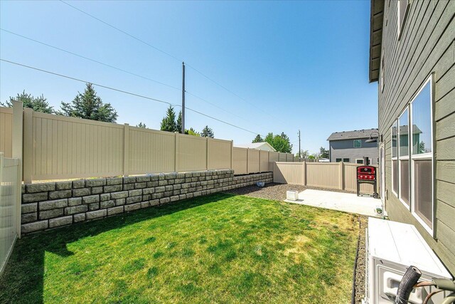 view of yard featuring a patio area