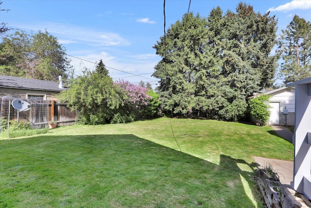 view of yard