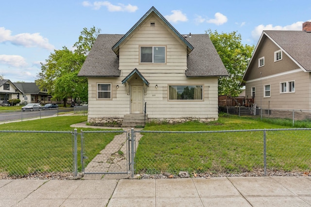 2124 N Dakota St, Spokane, WA 99207 - bungalow with a gate and a shingled roof