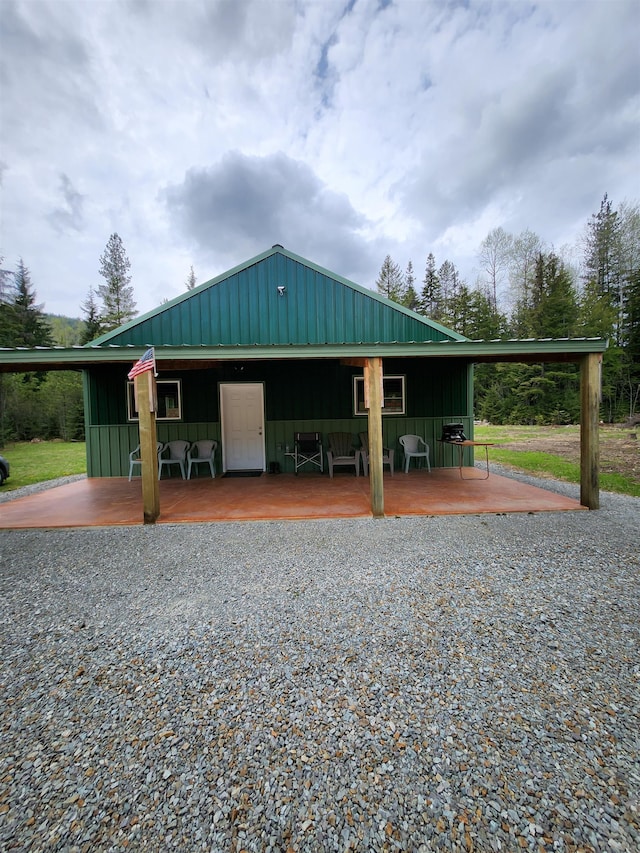 view of stable