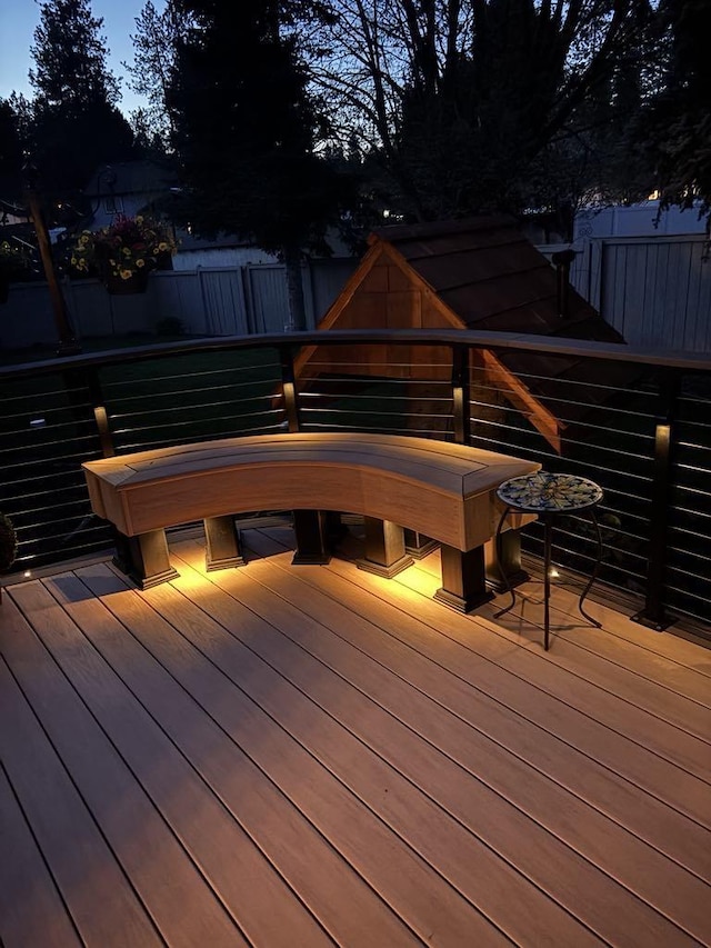 5123 E Lane Park Ct, Mead, WA 99021 - deck featuring a fenced backyard