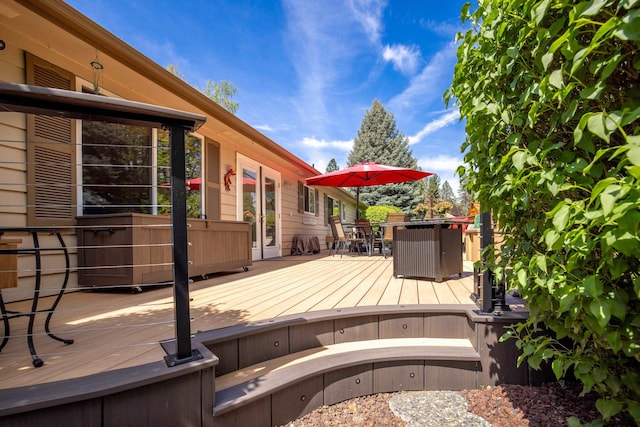 5123 E Lane Park Ct, Mead, WA 99021 - deck featuring outdoor dining space
