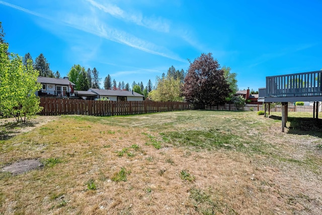3326 E Pineglen Ave, Mead, WA 99021 - view of yard featuring a wooden deck