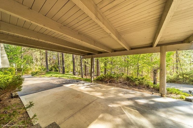 10511 E Cimmaron Dr, Spokane, WA 99206 - view of patio / terrace with a view of trees