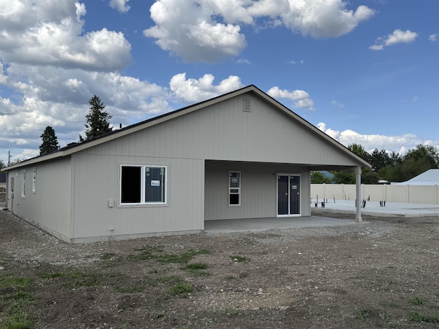 18420 E 1st Ln, Spokane Valley, WA 99016 - rear view of house with a patio