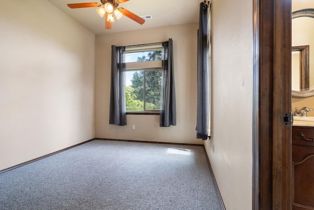 21718 W Watt Rd, Cheney, WA 99004 - carpeted spare room featuring ceiling fan and baseboards