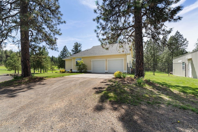 21718 W Watt Rd, Cheney, WA 99004 - view of front of home featuring dirt driveway and an attached garage
