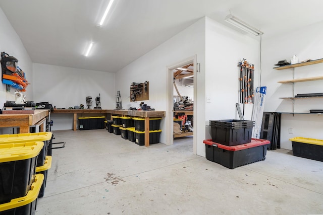 21718 W Watt Rd, Cheney, WA 99004 - garage featuring a workshop area