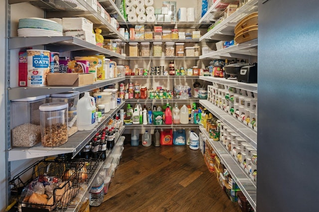 view of storage area