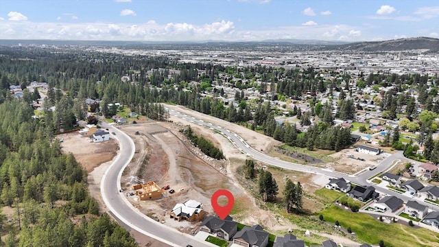 7025 E Beverly Ave, Spokane Valley, WA 99212 - aerial view of property's location with a forest