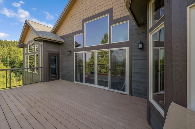 11818 N Mountain Trail Ln, Spokane, WA 99217 - view of wooden terrace