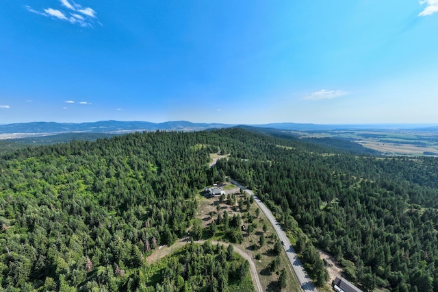 11818 N Mountain Trail Ln, Spokane, WA 99217 - aerial view of a forest and a mountainous background
