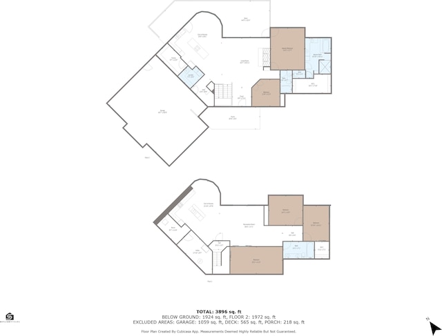 11818 N Mountain Trail Ln, Spokane, WA 99217 - property floor plan