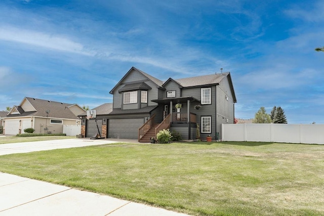 view of front of house with driveway and an attached garage