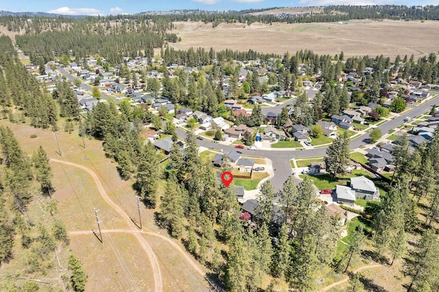 7007 N Tucannon Ct, Spokane, WA 99208 - aerial overview of property's location with nearby suburban area