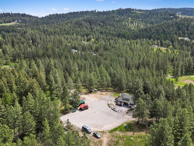 15205 N Scribner Branch Rd, Spokane, WA 99217 - aerial view of a forest and a mountainous background