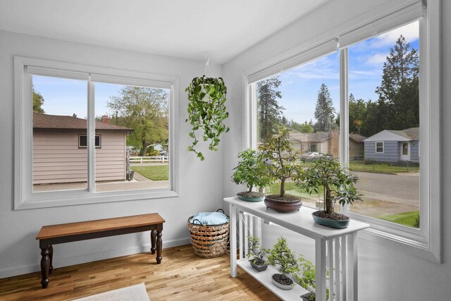 sunroom / solarium with plenty of natural light