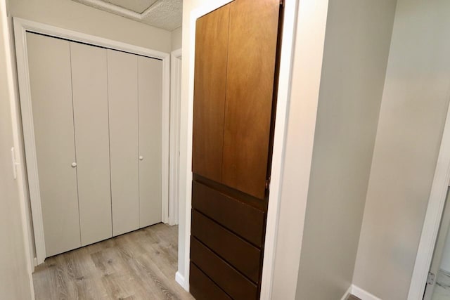 13703 E 31st Ave, Spokane Valley, WA 99216 - hallway featuring light wood finished floors and a textured ceiling