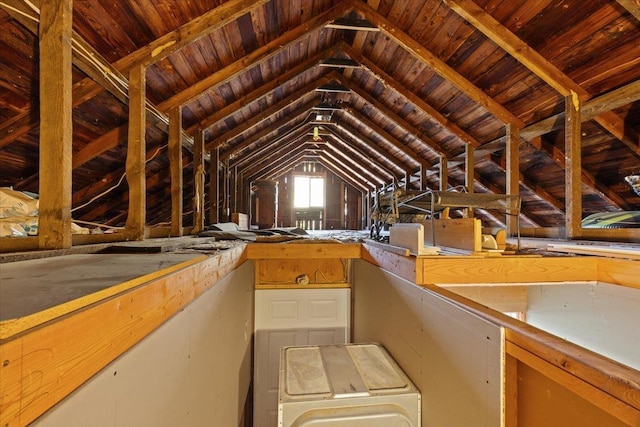 23605 E Beach Ln, Newman Lake, WA 99025 - view of unfinished attic
