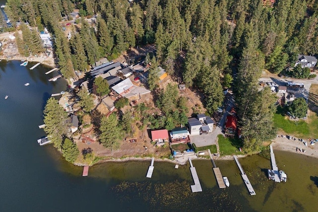 23605 E Beach Ln, Newman Lake, WA 99025 - view of property location with a nearby body of water and a forest