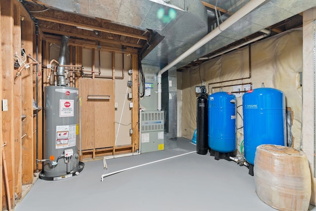 7406 S Deerview Ln, Spokane, WA 99223 - utility room with gas water heater and heating unit