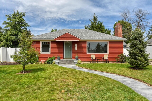 2410 W Upton Ave, Spokane, WA 99205 - bungalow with a chimney and roof with shingles