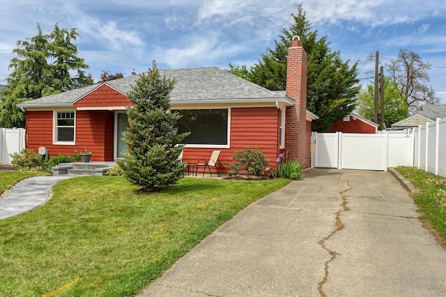 2410 W Upton Ave, Spokane, WA 99205 - bungalow featuring a chimney and a gate