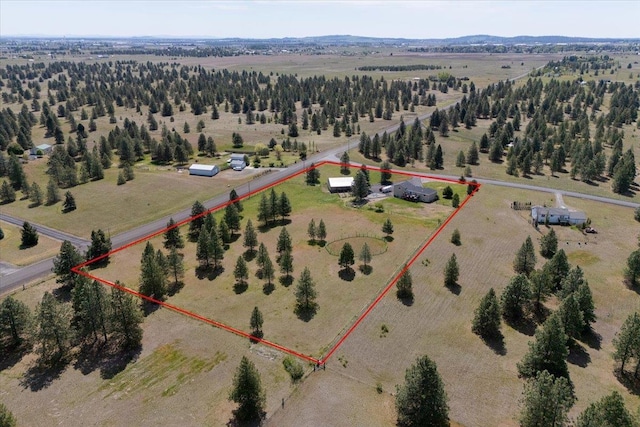 17206 W Buckboard Ave, Medical Lake, WA 99022 - view of rural area with property parcel outlined