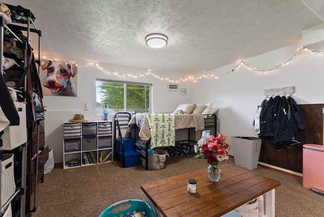 3022 E Pineglen Ave, Mead, WA 99021 - carpeted dining area featuring a textured ceiling and rail lighting