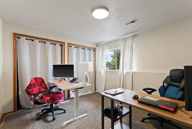 3022 E Pineglen Ave, Mead, WA 99021 - carpeted office space with a textured ceiling