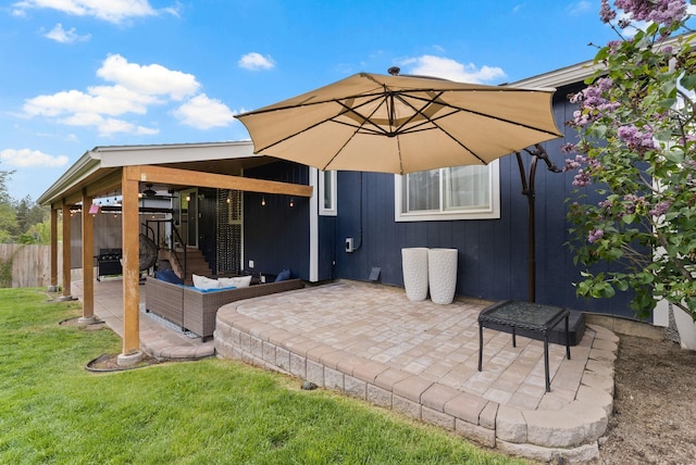 3022 E Pineglen Ave, Mead, WA 99021 - back of house featuring a patio and an outdoor hangout area