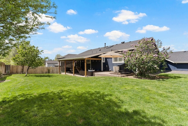 3022 E Pineglen Ave, Mead, WA 99021 - rear view of property featuring a patio area and outdoor lounge area