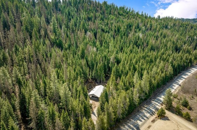 4821 Coyote Trl, Newport, WA 99156 - aerial view of a heavily wooded area