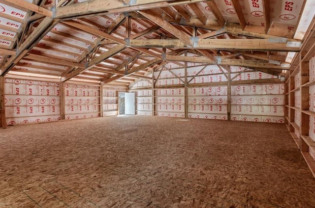 4821 Coyote Trl, Newport, WA 99156 - miscellaneous room with lofted ceiling