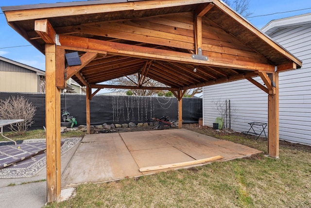 2612 E Longfellow Ave, Spokane, WA 99207 - view of patio with a fenced backyard and a carport