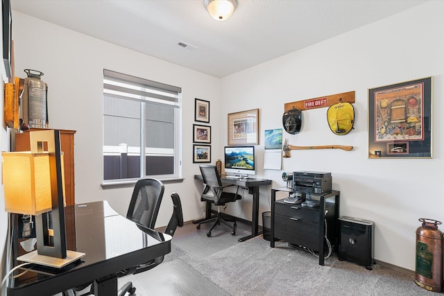 7405 E 13th Ct, Spokane, WA 99212 - office area with carpet flooring