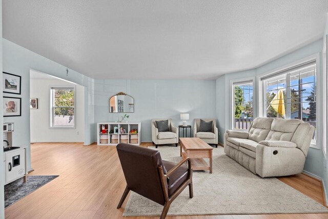 1626 5th St, Cheney, WA 99004 - living room with light wood-style floors and baseboards