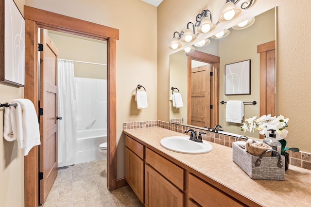 4224 E Hoffman Ln, Spokane, WA 99223 - full bath with vanity, toilet, and shower / tub combo