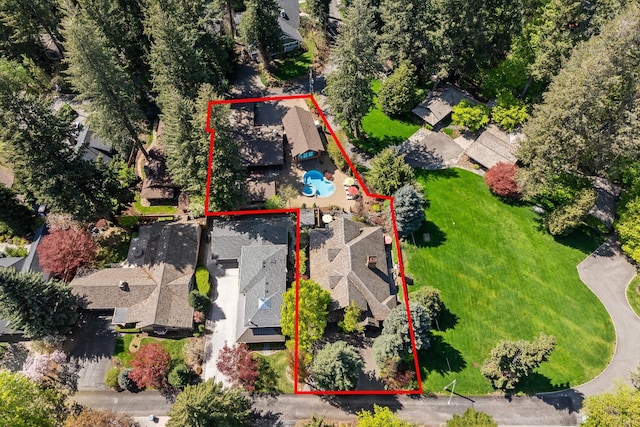 10351 N Gibson Rd, Hayden, ID 83835 - drone / aerial view of a pool area