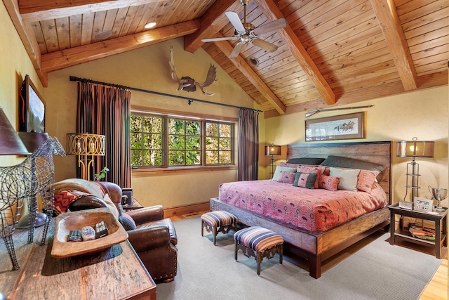 10351 N Gibson Rd, Hayden, ID 83835 - bedroom featuring wooden ceiling, wood finished floors, and baseboards