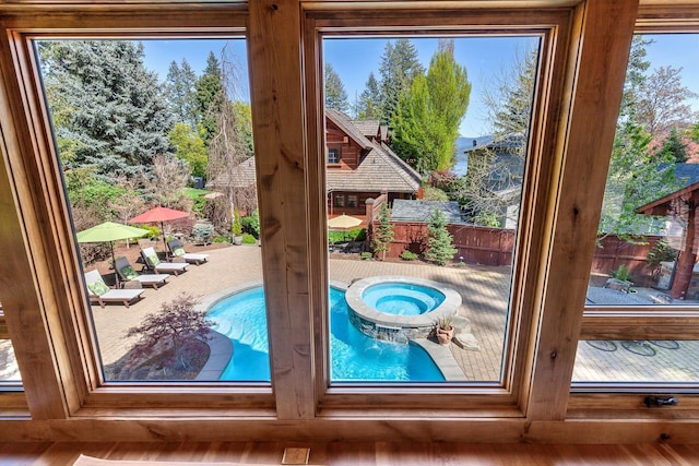 10351 N Gibson Rd, Hayden, ID 83835 - doorway with healthy amount of natural light