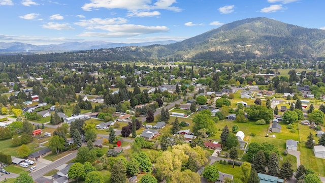drone / aerial view of mountains