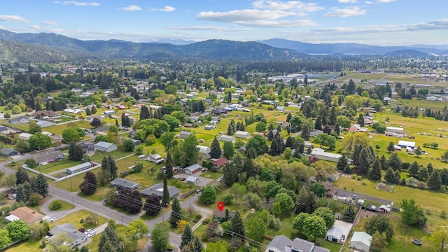 drone / aerial view of mountains