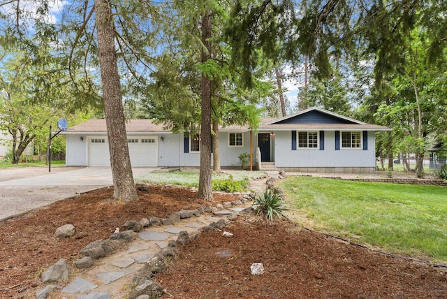 16814 N Tamarac Ln, Nine Mile Falls, WA 99026 - single story home featuring driveway, a garage, and a front yard
