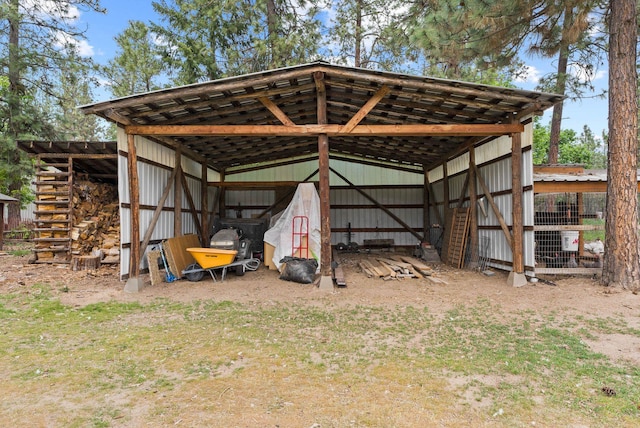 16814 N Tamarac Ln, Nine Mile Falls, WA 99026 - view of pole building featuring a carport