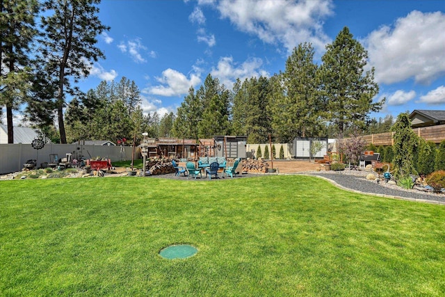 25523 N N Sheridan Rd, Chattaroy, WA 99003 - view of yard